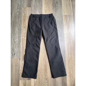 Unbranded Softshell Hiking Pants Mens XL Black Good Fleece Lined Outdoor Utility